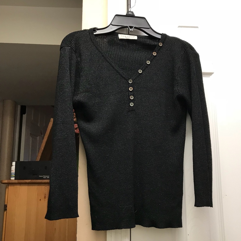 Glitzy Black Sweater